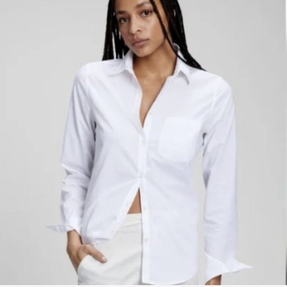 GAP 80’s Superfine Poplin Perfect Shirt Size S - Picture 1 of 10